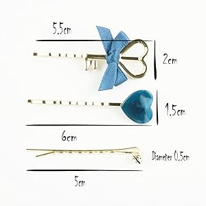 ❤︎ヘアピン❤︎ Heart hairpin（ハートヘアピン） – ajuippo